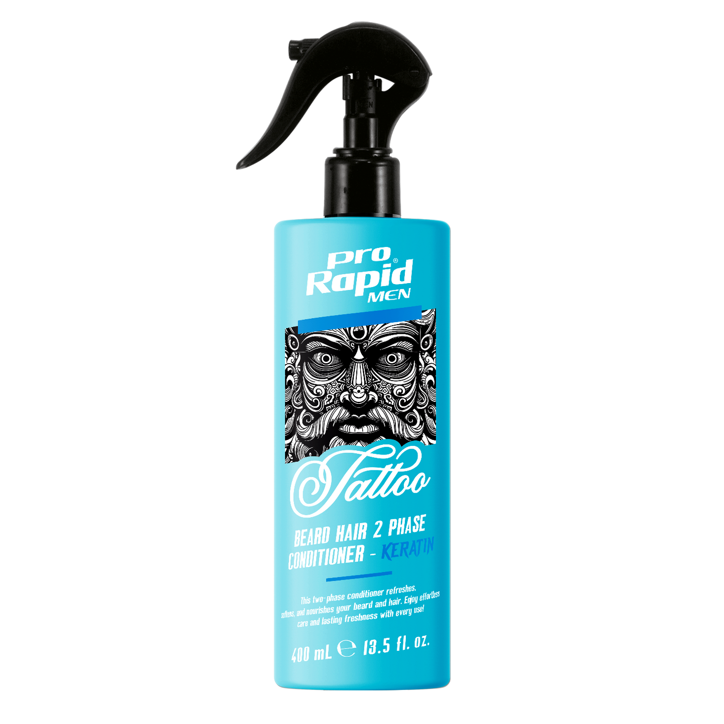 ProRapid Men Tattoo Tvåfasbalsam för Skägg och Hår 400ml