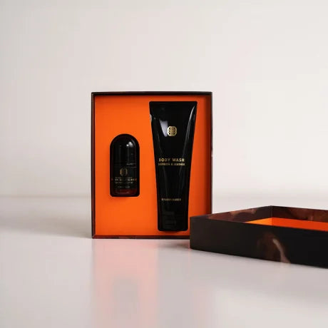 Benjamin Barber Gift Box Saffron & Leather - Shower Gel & Deodorant