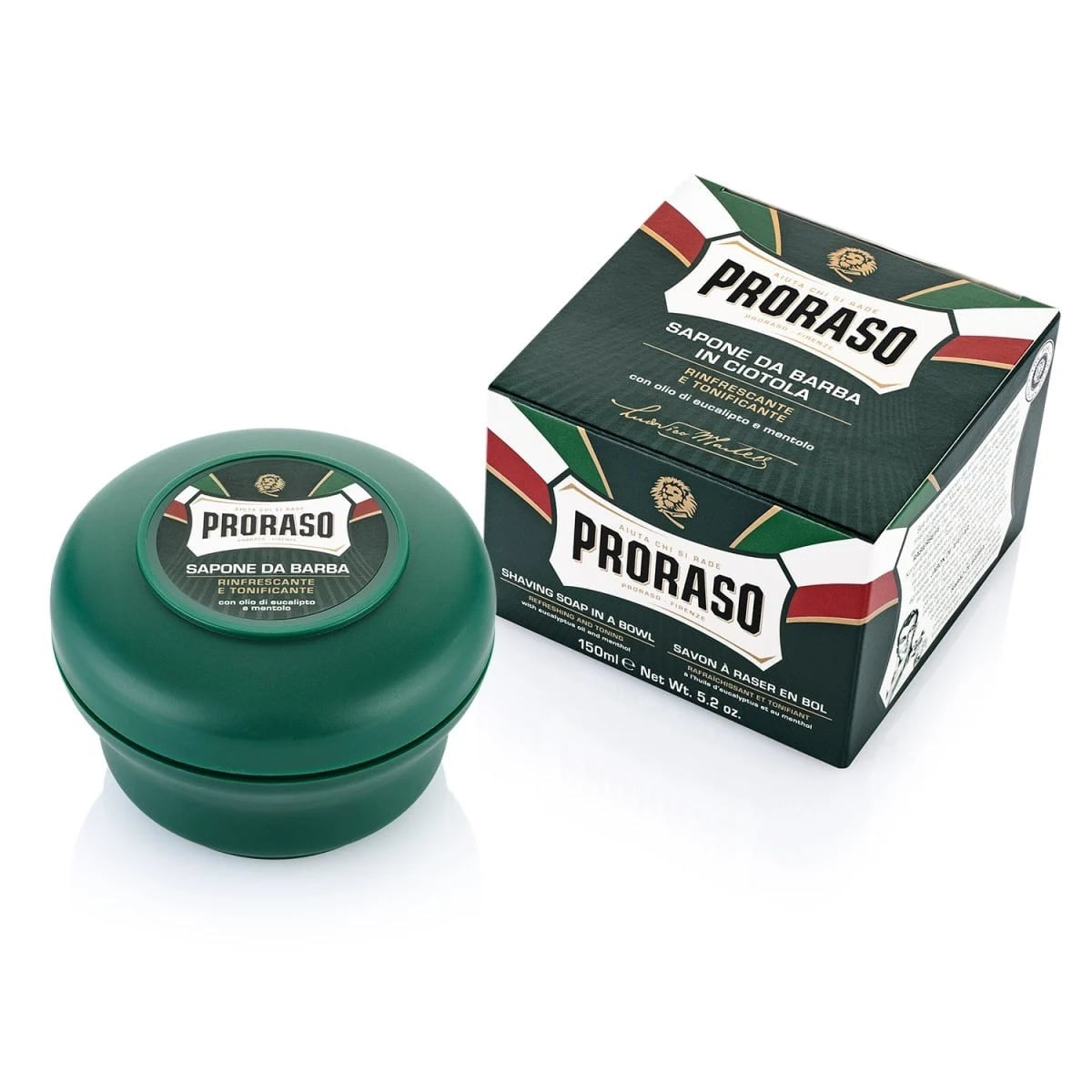 Proraso Green Line Raktvål 150 ml