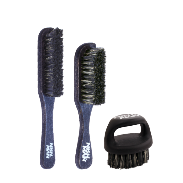 Nishman Professional Fade Brush Set: Ergonomic Design, Precision Hair Blending Tool