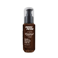 NISHMAN Premium Beard & Mustache Care Oil 3.38 fl oz - Hydrating & Conditioning