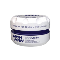 NISHMAN Hair Styling Cream 150ml Natural Look Pliable Medium Hold