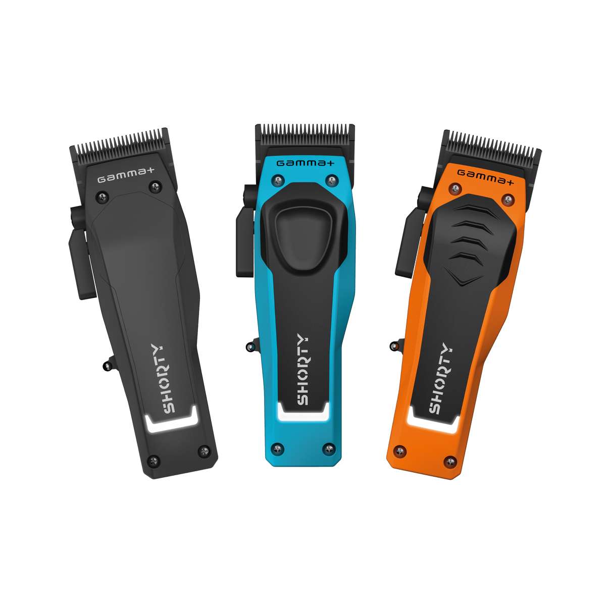 Gamma Più Shorty Professional Cordless Hair Clipper, Brushless Motor, Adjustable Faper Blade