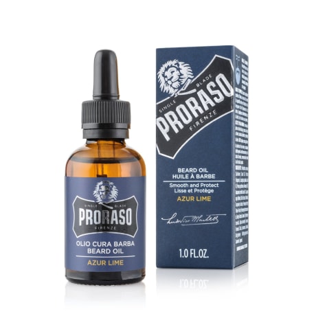 PRORASO BEARD OIL AZUR & LIME