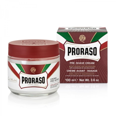 PRORASO PRE-SHAVE CREAM NOURISHING SANDALWOOD AND SHEA BUTTER