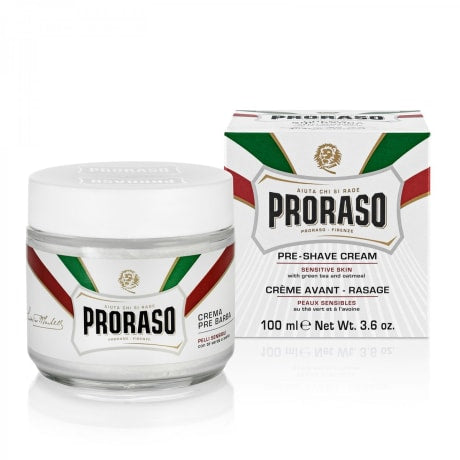 PRORASO PRE-SHAVE CREAM SENSITIVE GREEN TEA