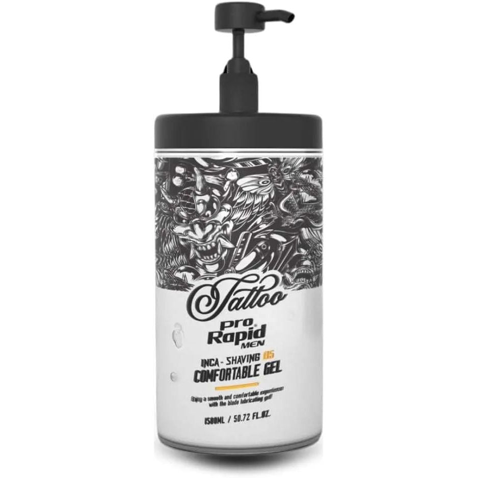 Pro Rapid Tattoo Series Inca – Shaving 05 After Shave Comfortable Gel Das After Shave Comfortable Gel aus der Pro Rapid Tattoo Series Inca wurde speziell entwickelt, um Hautirritationen nach der Rasur zu beruhigen und ein angenehm erfrOnKozmetikOnKozmetikPro Rapid Tattoo Series Inca
