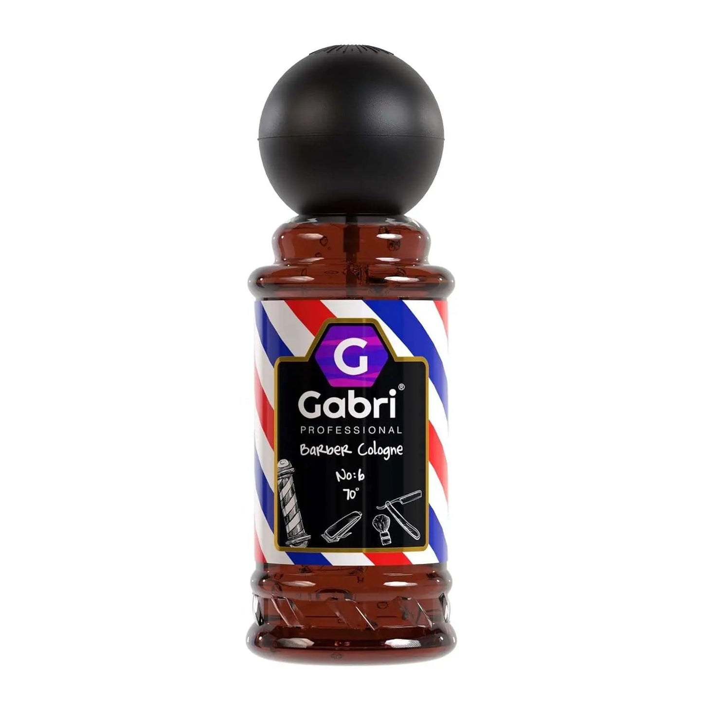 Gabri Barber Cologne – After Shave Spray for Men 250ml with aromatic intense scent and pump dispenser.