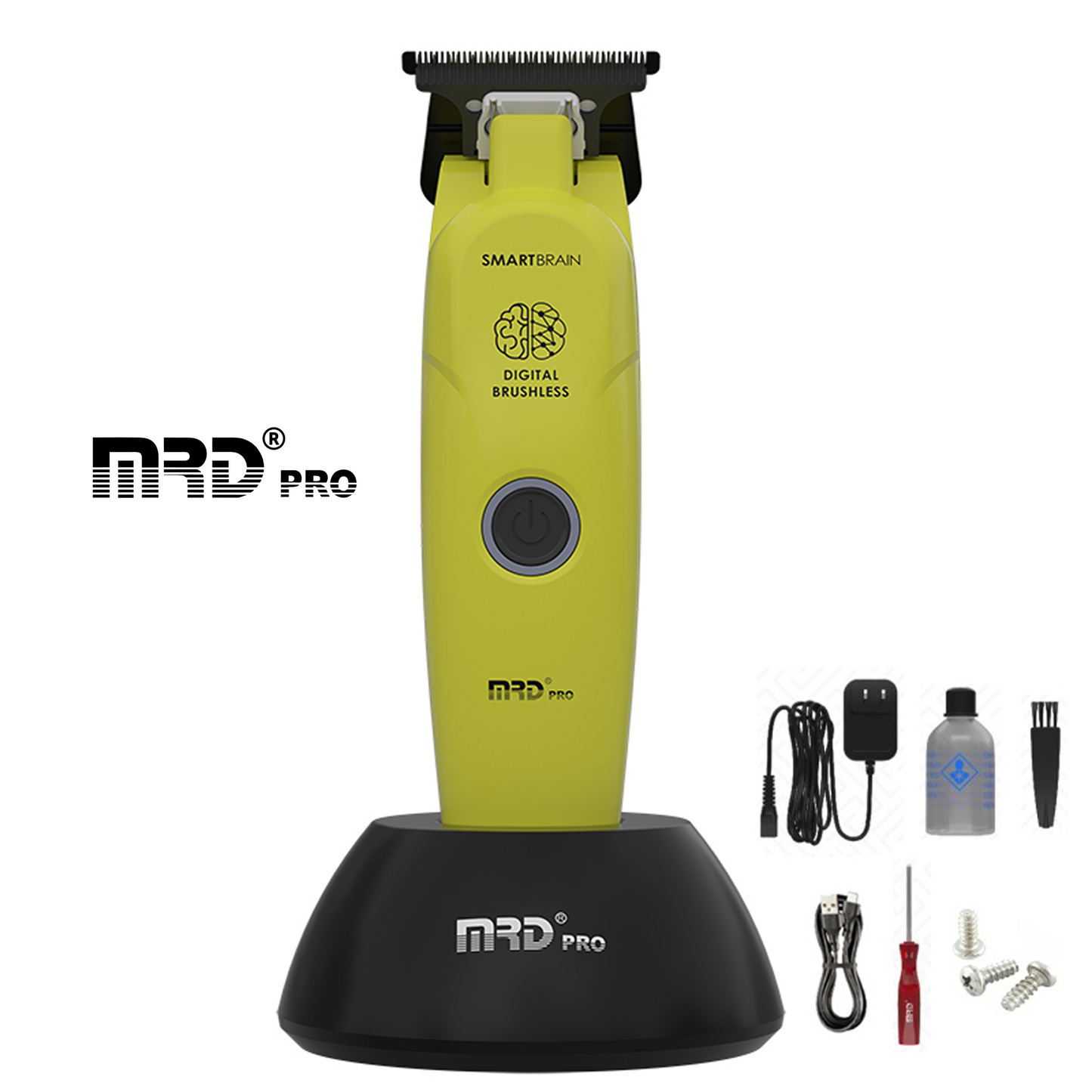 MRD Pro GMT 3969ST-GREEN Professionell Hårtrimmer för Precisionsklippning och Styling