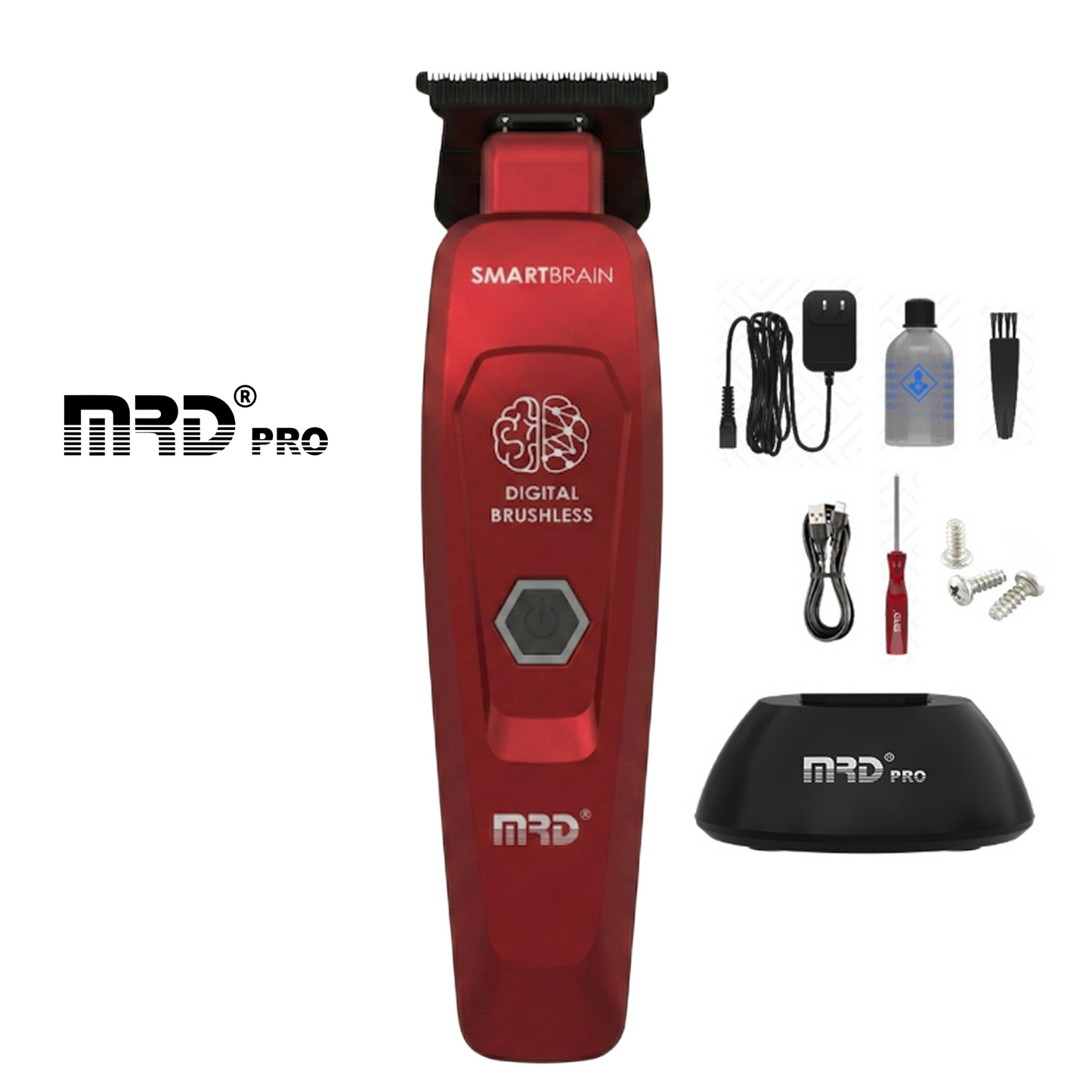 MRD Pro GMT 90-4 Trimmer Burgundy Professionellt Hårklippningsverktyg