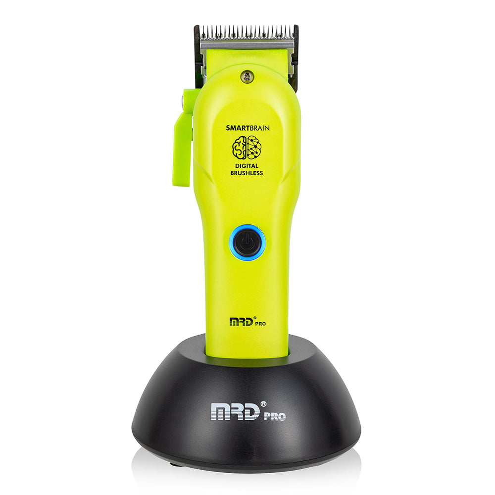 MRD Pro Smart Brain Precision Hårtrimmer med Faper-skär Grön