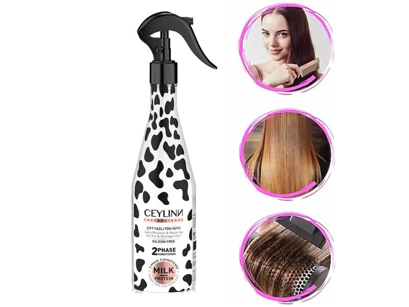 Ceylinn Thrill Milk Protein (Silikon Free) 2 Phase Conditioner Spray - 400ml