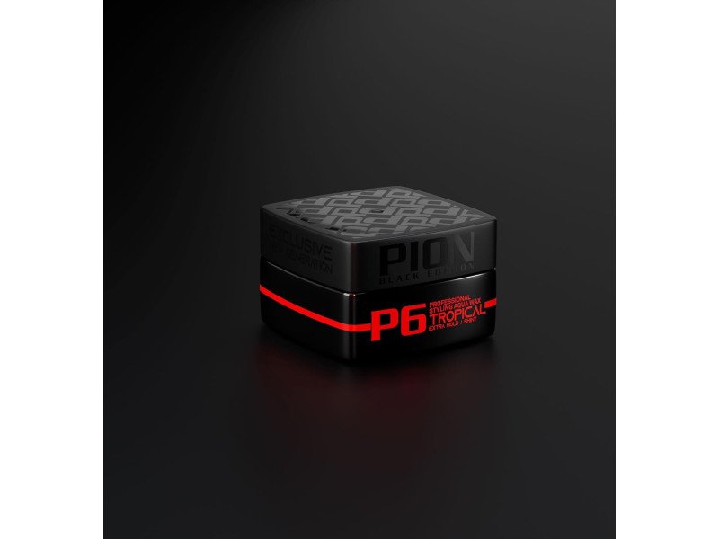 Pion Hair Styling Aqua Wax P6 Tropical Extra Hold Shiny - 175ml