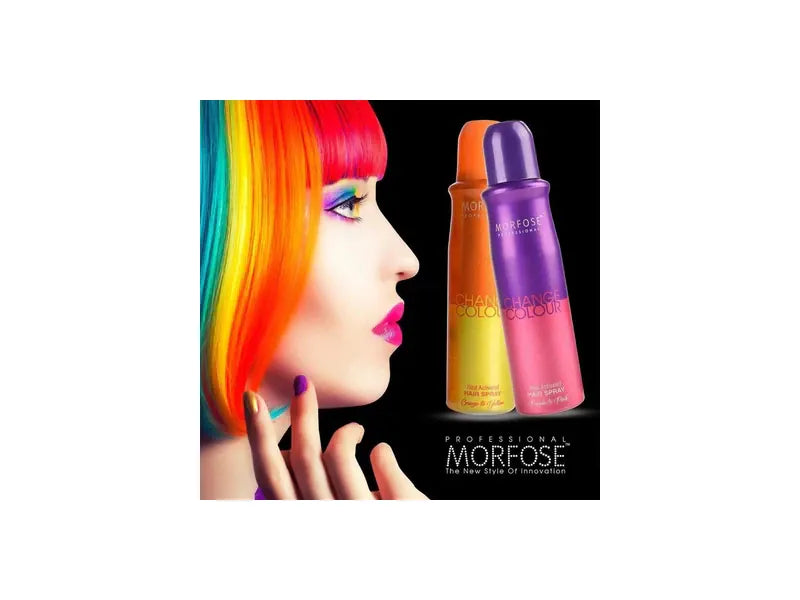 Morfose Change Colour Orange To Yellow Hair Spray - 150ml