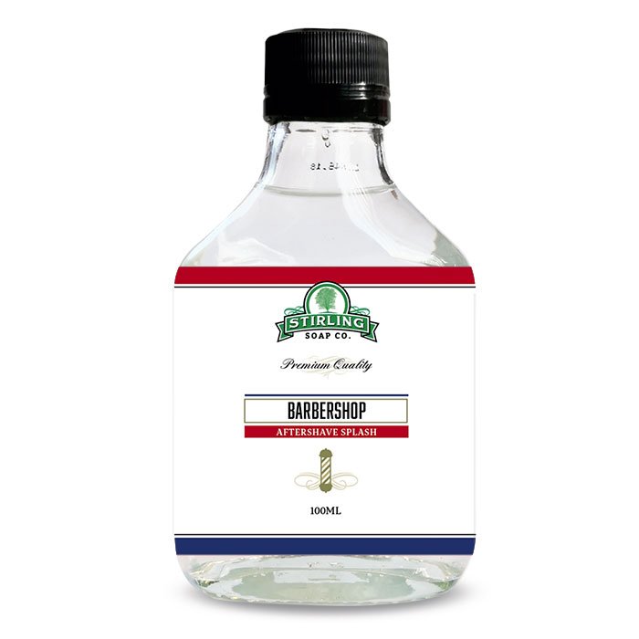 Stirling Barbershop Aftershave Splash: Classic Scent, Soothing Formula for Men