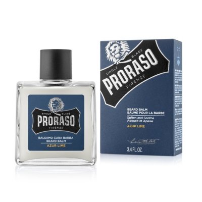 Proraso Soothing Beard Balm Azur Lime Scent 3.4 fl. oz. for Softness