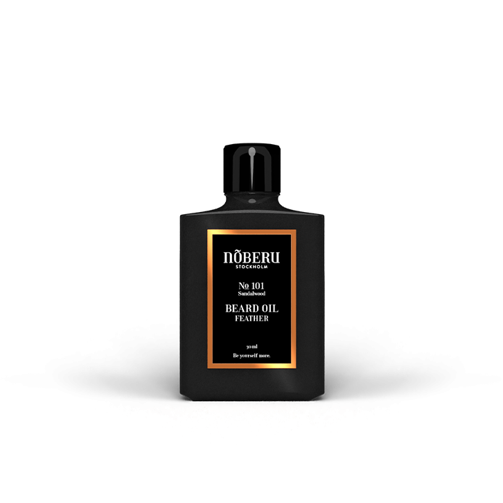 Lightweight Quick-Absorbing Sandalwood Feather Beard Oil for Men's Grooming