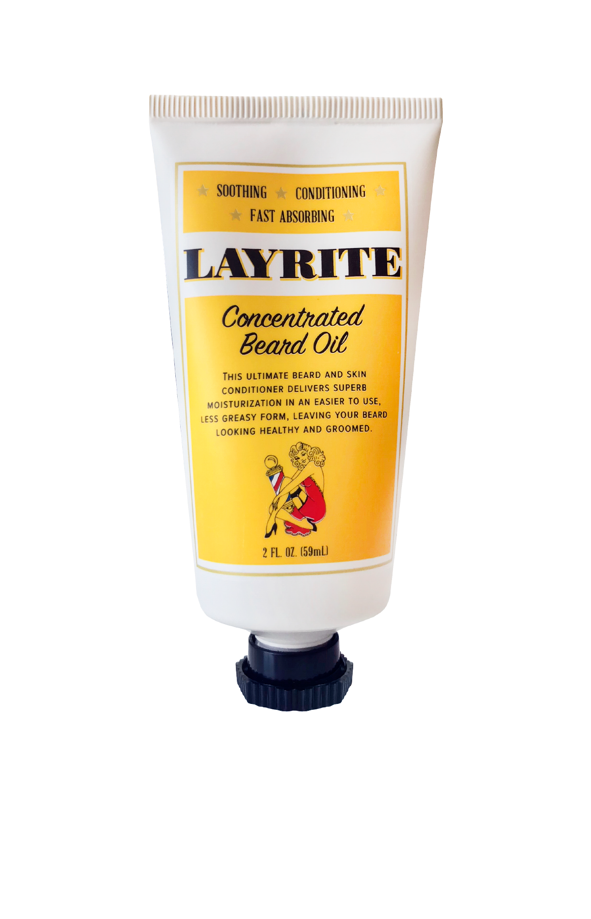 Layrite Concentrated Beard Oil: Hydrates, Conditions, Eliminates Itch for Healthier Beards
