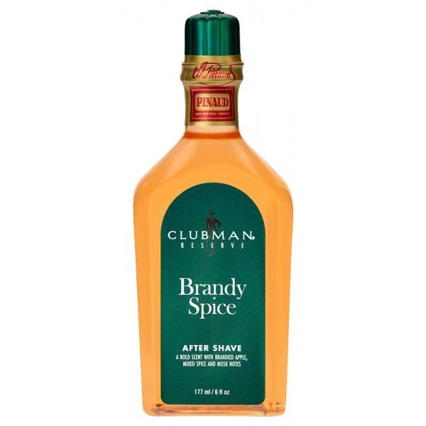 Classic Clubman Pinaud Brandy Spice After Shave Lotion - Soothing & Refreshing