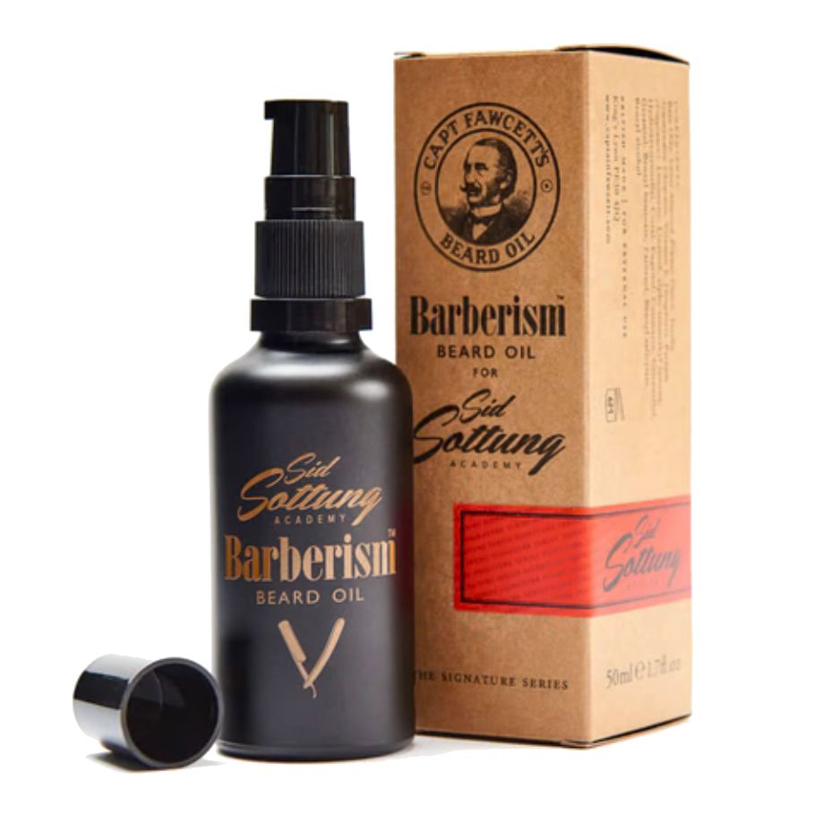 Captain Fawcett Barberism 50ml Beard Oil - Nourishing Almond & Jojoba Formula