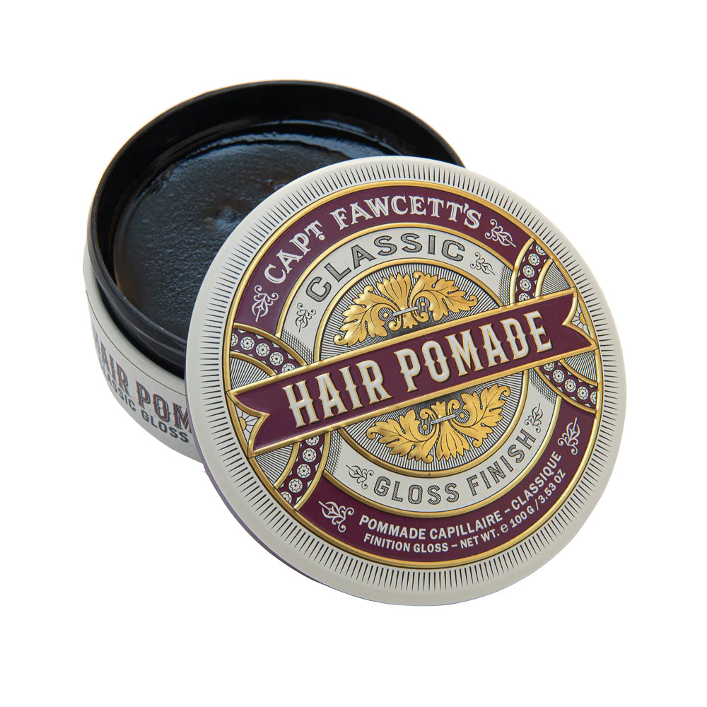 Captain Fawcett Classic Burgundy Hair Pomade for Shine & Light Texture 100g