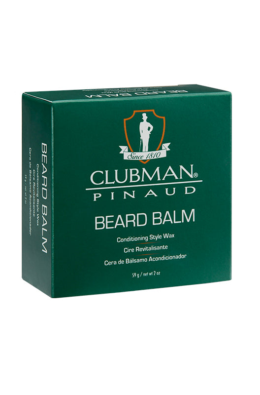 Clubman Premium Beard Balm: Natural Conditioning & Styling Wax for Taming Frizz