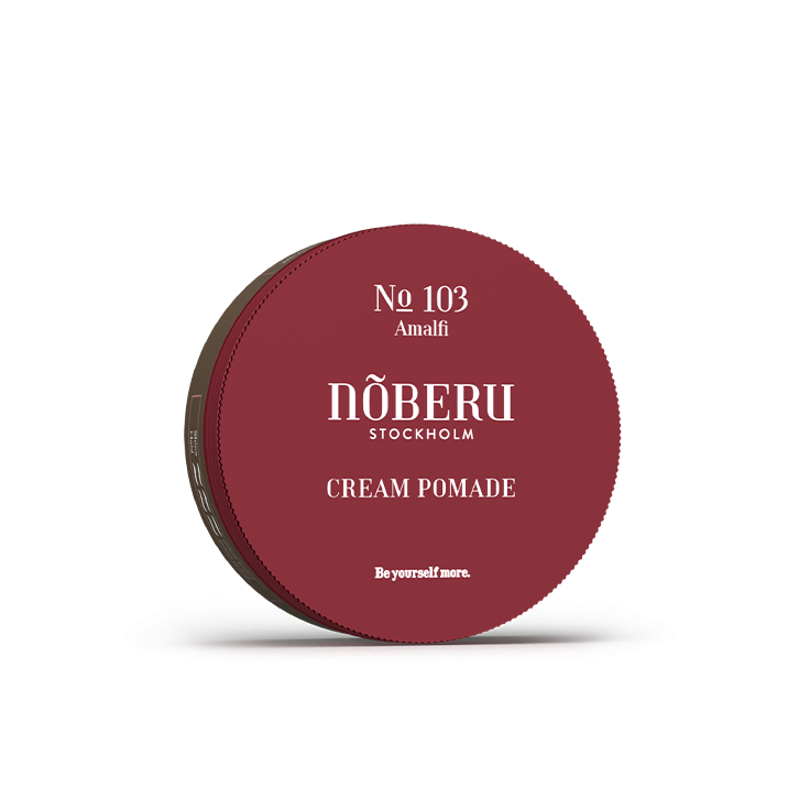 Noberu Amalfi Cream Pomade: Flexible Hold, Natural Shine Hair Styling