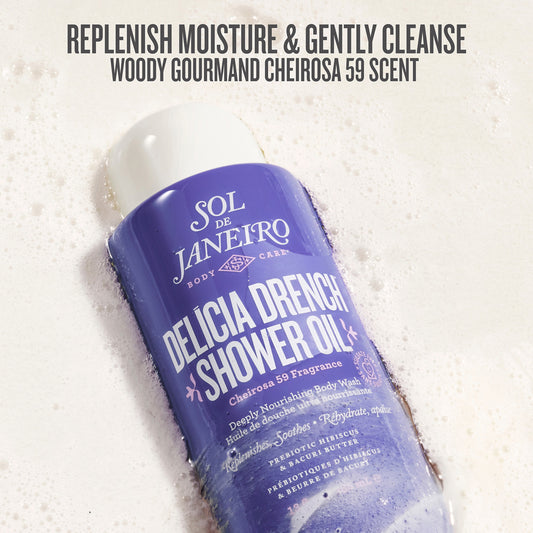 Delicia Drench Shower Oil - hudvård från Sol de Janeiro
