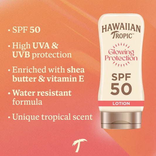Glowing Protection Lotion SPF50 - hudvård från Hawaiian Tropic
