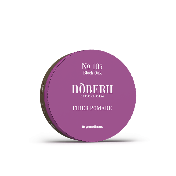 Noberu Stockholm Fiber Pomade: Strong Hold, Flexible Texture, Vitamin E Enriched