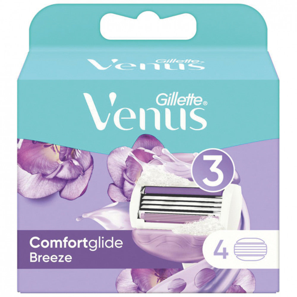 Gillette Venus Comfortglide Breeze 4-Pack: Effortlessly Smooth Shave Razor Blades