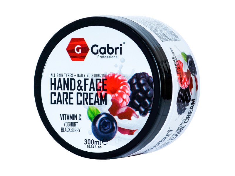 Gabri Yoghurt & Blackberry Hand & Face Care Cream 300ml