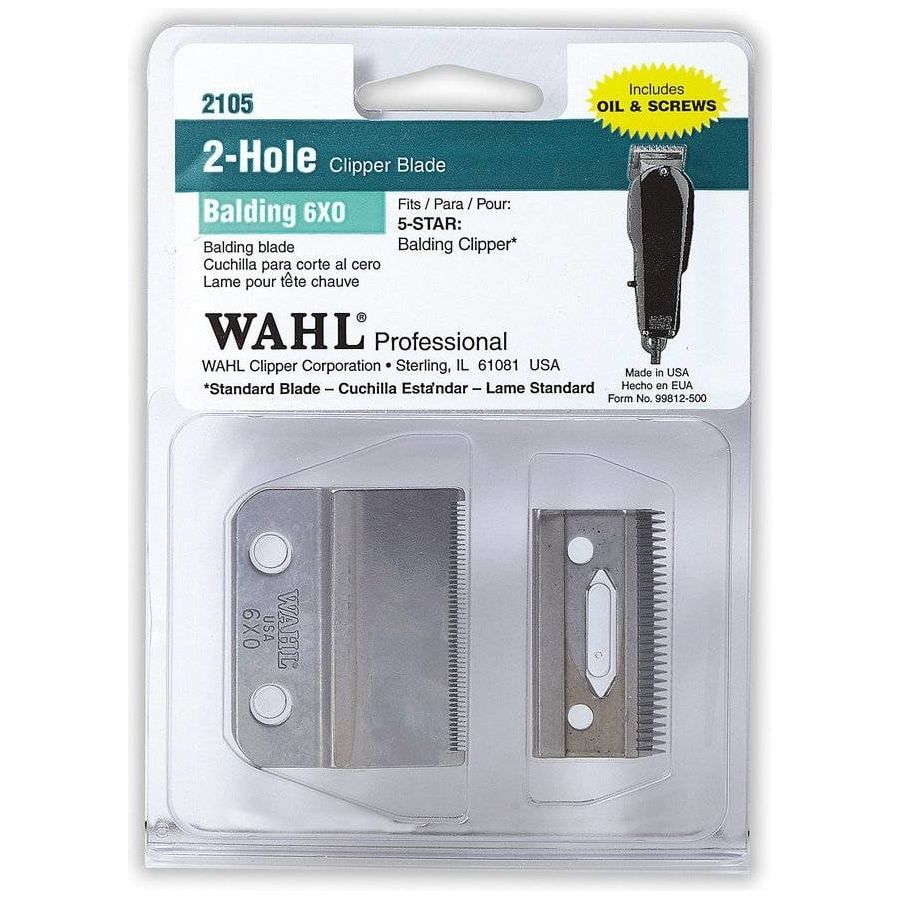 Precision Carbon Steel Wahl Balding Clipper Replacement Cutting Blade Set