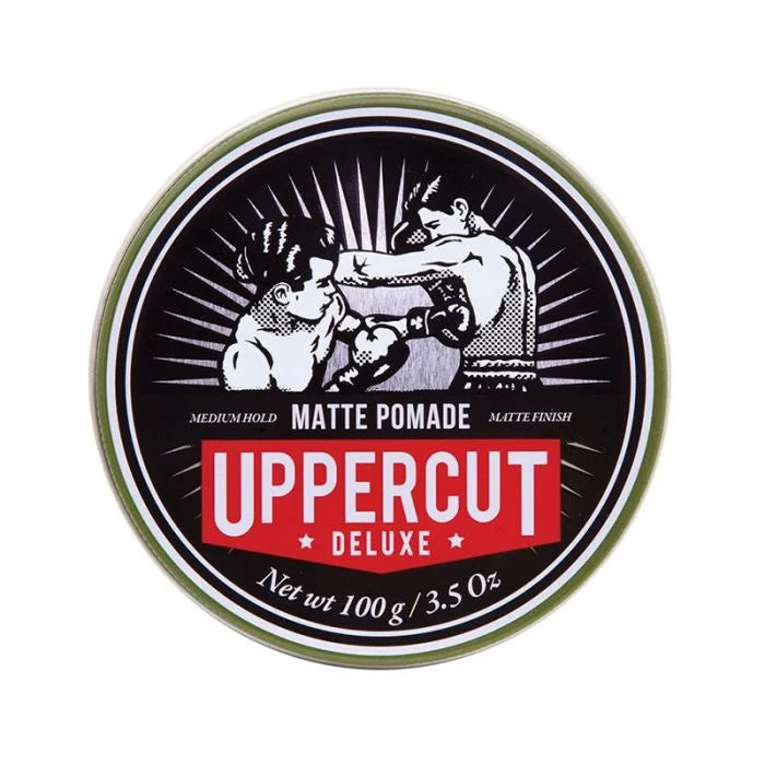 Uppercut Deluxe Matte Pomade: Strong Hold, Natural Finish, Water-Soluble Styling Wax