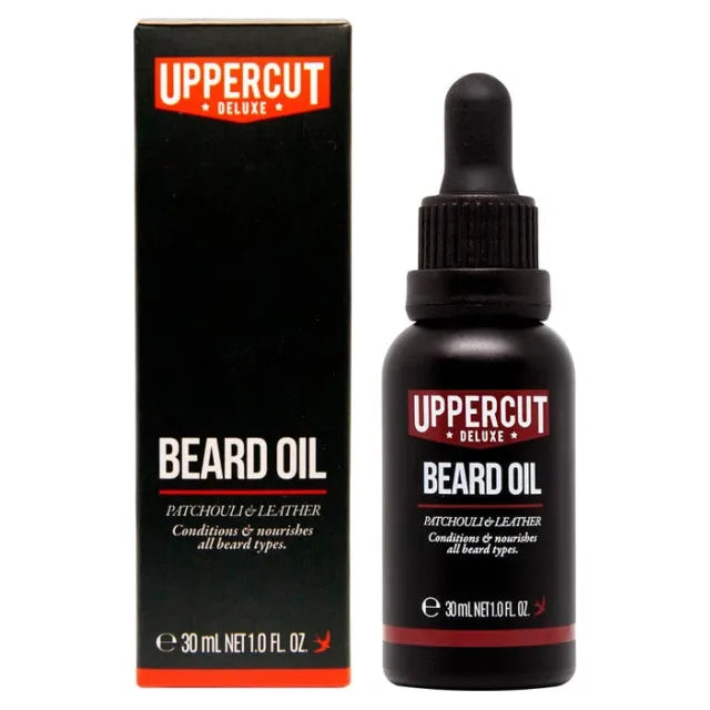 Uppercut Deluxe Premium Beard Oil 30ml - Softening Nourishing Hair Growth
