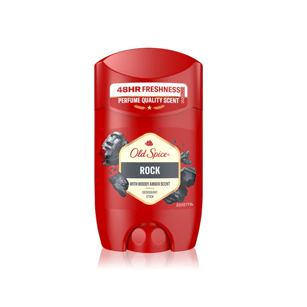Old Spice Rock Men's Deodorant Stick: Fresh Woody Amber Scent, 1.7 Fl Oz