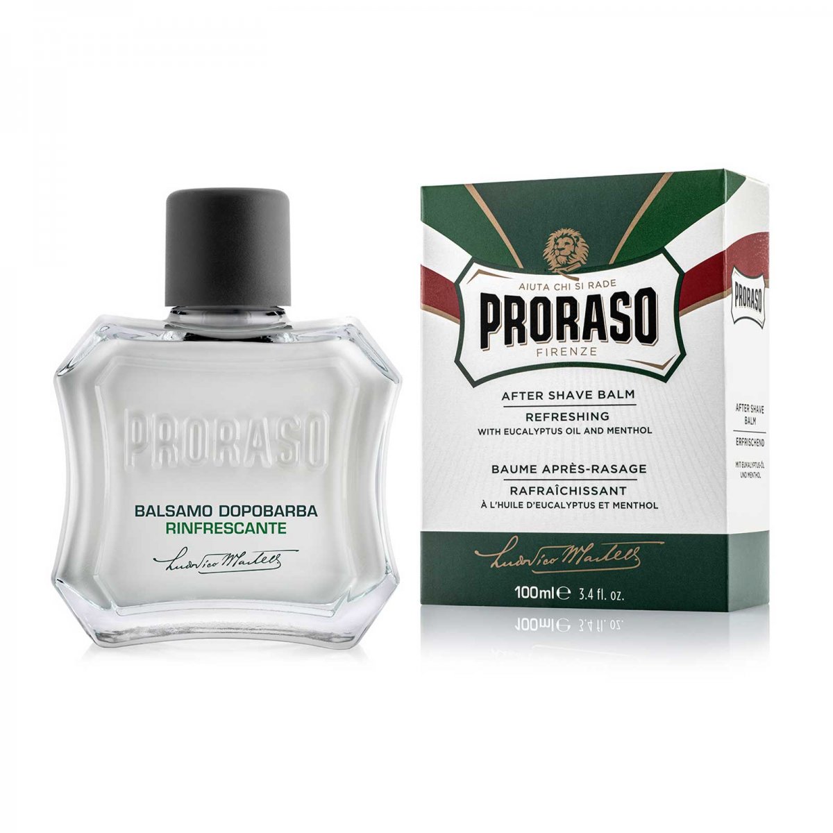 Proraso Refreshing Eucalyptus Rakbalsam 100ml, Lugnande och Svalkande Efterrakning