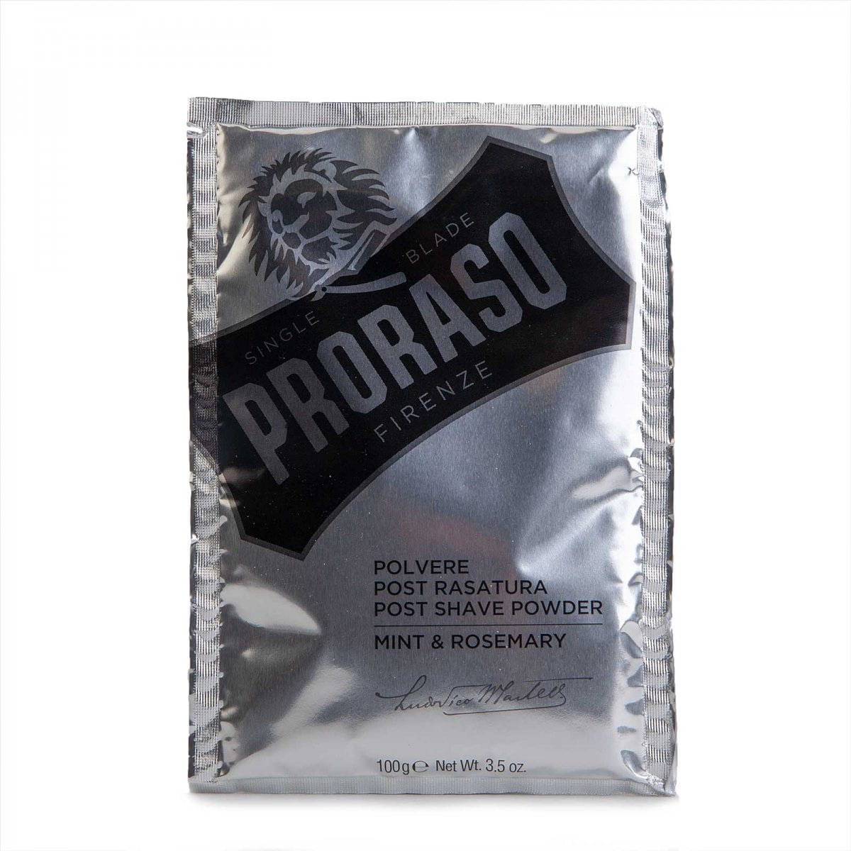 Proraso Post-Shave Powder: Soothing, Moisture-Absorbing, Irritation Relief with Mint Freshness
