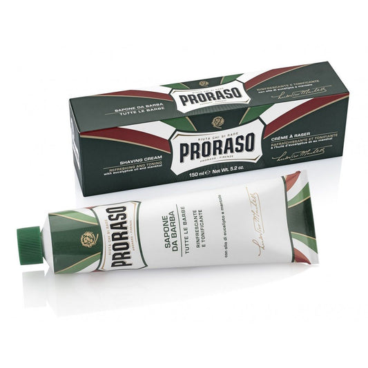 Proraso Green Line Rakkräm med Mentol och Eukalyptus, 150 ml