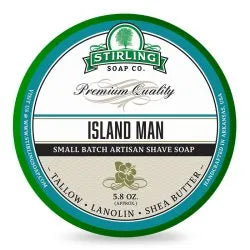 Stirling Soap Company Shaving Soap Island Man 172ml