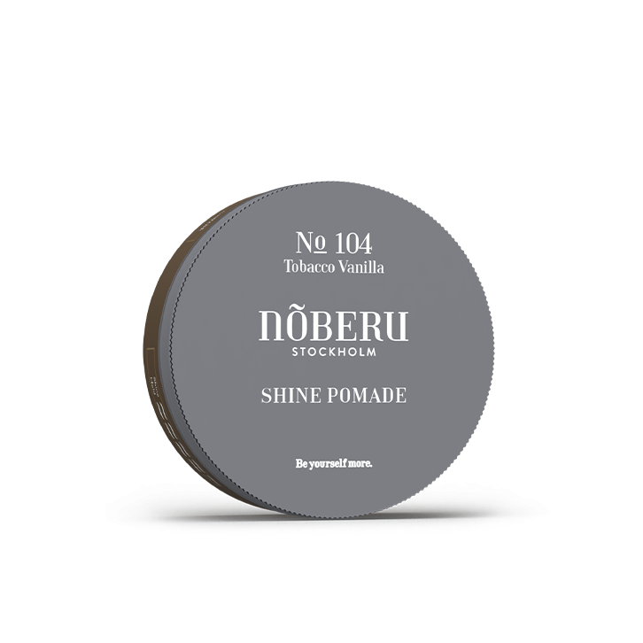 Noberu Shine Pomade: Optimal Hold, Brilliant Luster, Tobacco Vanilla Scent