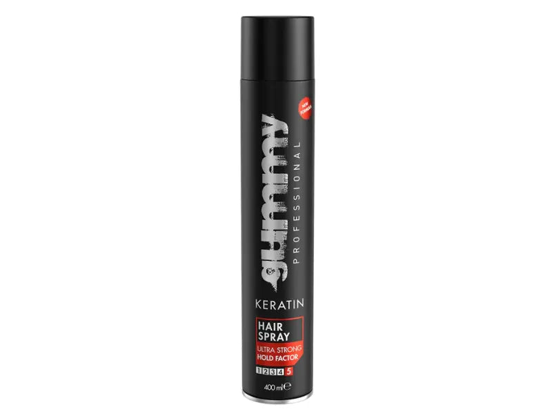 Gummy Keratin Hair Spray Ultra Strong Hold Factor - 400ml