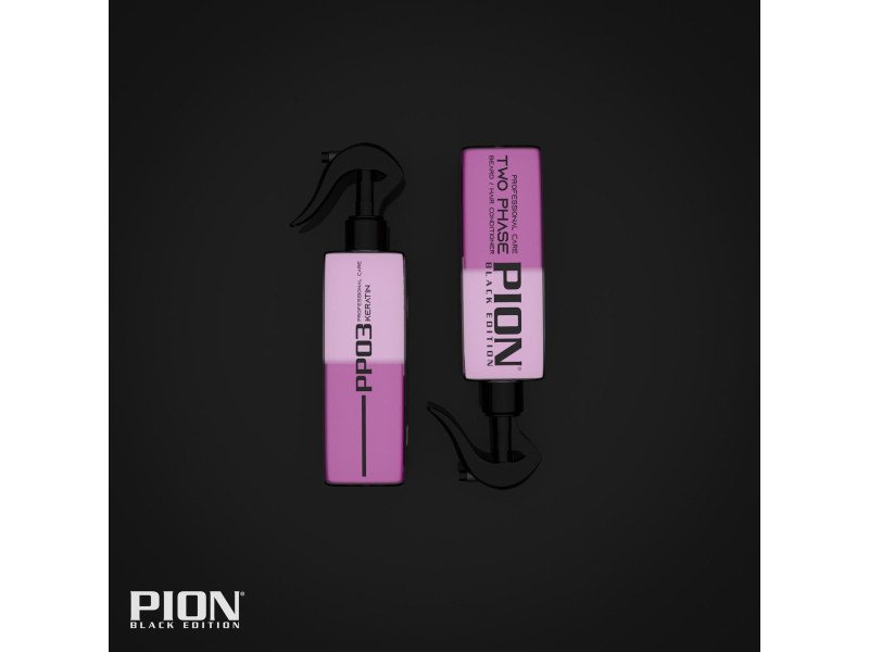 Pion Black Edition 2 Phase Beard & Hair Conditioner Keratin PP03 - 390ml