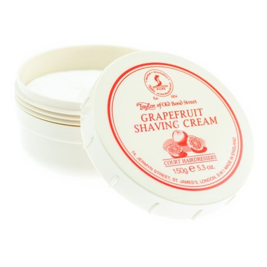 Taylor of Old Bond Street Refreshing Grapefruit Shaving Cream 150g for a Smooth Shave