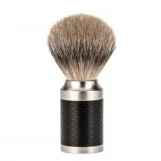 Mühle ROCCA Silvertip Badger Stainless Steel/Black Rakborste