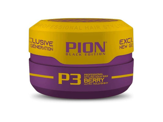 Pion Rainbow Edition Professional Styling Aqua Wax Berry P3 - 150ml