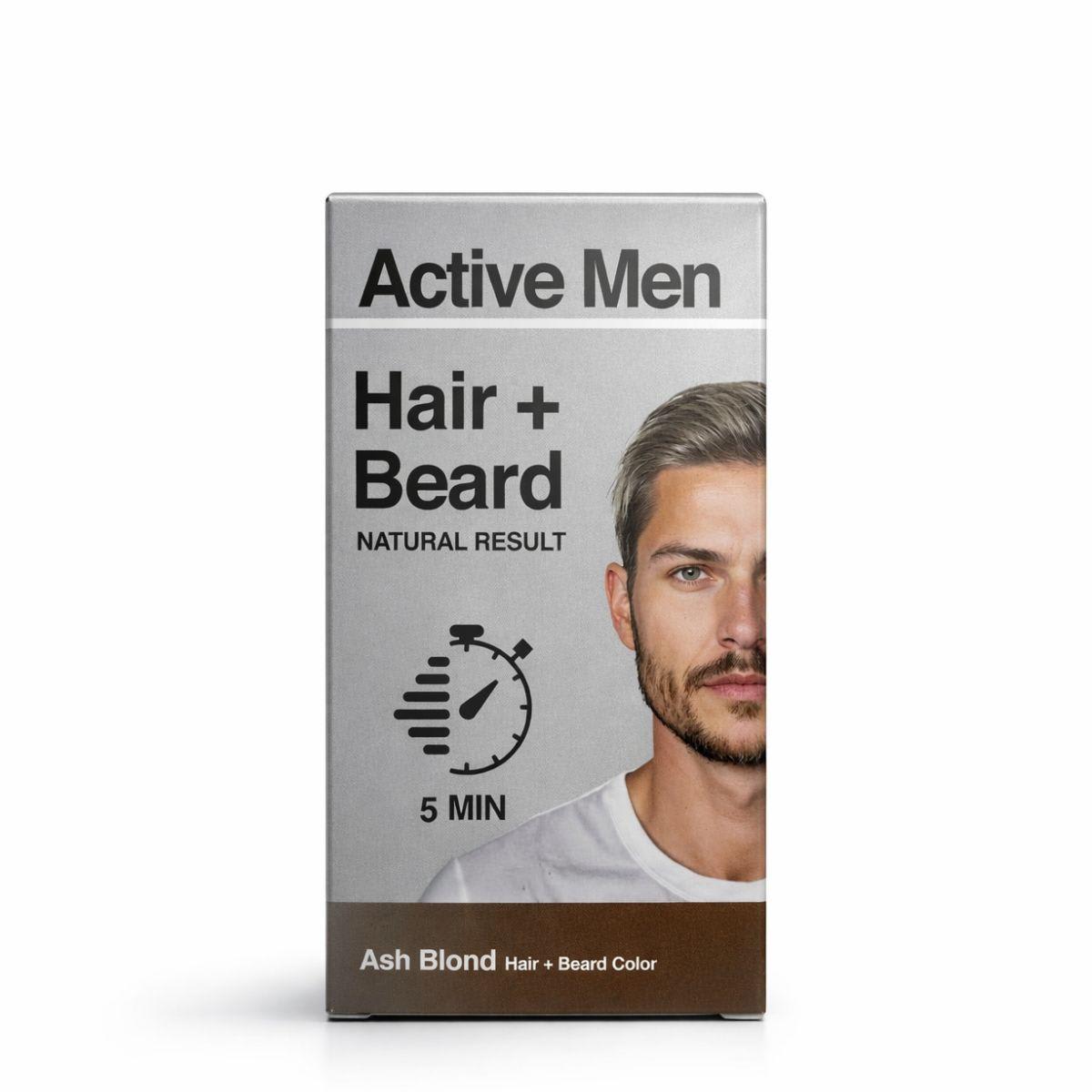 Active Men Skäggfärg och hårfärg - Askblond