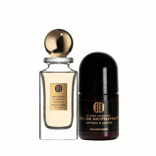 Benjamin Barber Fragrance Duo Saffron & Leather
