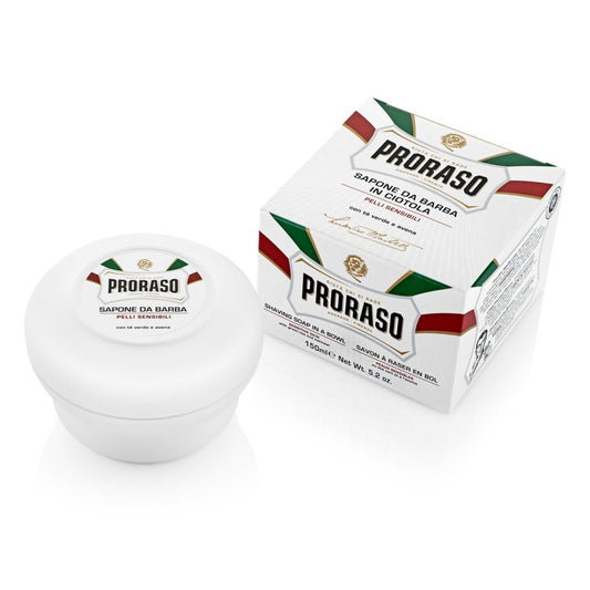 Proraso Raktvål White 150ml för Känslig Hud med Havreextrakt