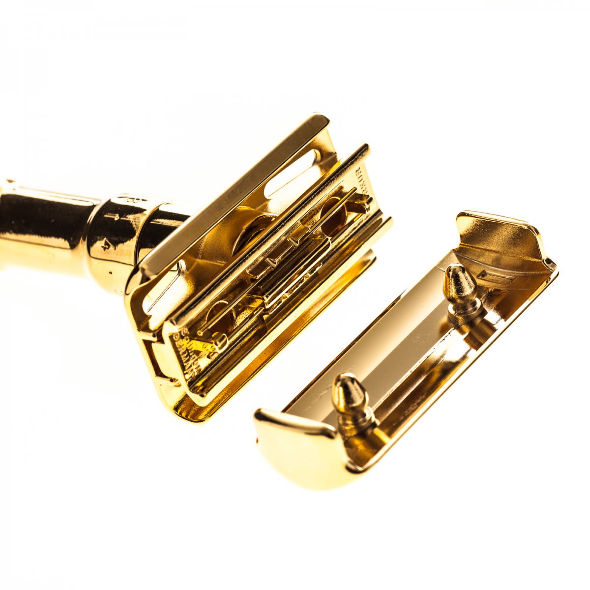 Merkur Futur 702 justerbar säkerhetshyvel (Safety razor) - Guldpläterad